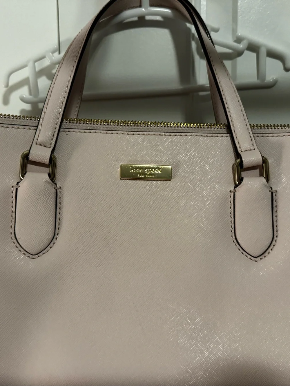 kate spade blush pink Leather Handbag